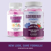 Elderberry Gummies for Kids 150mg with Vitamin C  Zinc for Healthy Immune Support  Designed for Ultimate Health  Wellness NO Gluten NonGMO Natural Flavors 60 Gummies