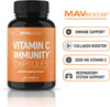 MAV NUTRITION Vitamin C Capsules  for Immune Support  NonGMO Gluten Free Vegan  Vegetarian Friendly  Vitamin C as Ascorbic Acid 500mg per Capsule 2000mg per Serving 2 Pack