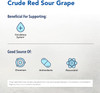 North American Herb  Spice Resvital  90 Capsules  Crude Red Sour Grape  Supports a Healthy Circulatory Response  NaturalSource Antioxidants  Vitamin C  NonGMO  45 Servings