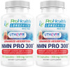 NMN Pro 300 2Pack Enhanced Absorption  Uthever Brand  UltraPure Stabilized Pharmaceutical Grade NMN 60 Capsules per Bottle 300 mg per 2 Capsule Serving  ProHealth Longevity