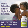 Viteyes AREDS 2 Eye Vitamins Now with Natural Vitamin E Smaller Capsules Lower Zinc Allergen Free Lutein Zeaxanthin Manufactured in The USA Eye Doctor Trusted Classic Macular Support 180 Ct