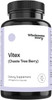 Vitex Chasteberry Supplement for Women  Natural Support for Women Hormone Balance Fertility Support PMS Relief PMDD Relief PCOS Support Menopause Relief  120 Vitex Berry Capsules