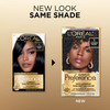L'Oreal Paris Superior Preference Fade-Defying + Shine Permanent Hair Color, 1.0 Ultimate Black, Pack of 1, Hair Dye
