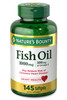 Nature'S Bounty Fish Oil, 1000Mg, 300Mg Of Omega-3, 145 Rapid Release Softgels