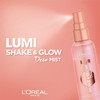 L'Oreal Paris Makeup LUMI Shake and Glow Dew Mist, Hydrating and Soothing Face Mist, Prep and Set Makeup, Energizes Skin with a Healthy Boost of Hydration, Natural Finish, 3 fl; oz. L'Oreal Paris Makeup LUMI Shake and Glow Dew Mist, Hydrating and Soothing Face Mist, Prep and Set Makeup, Energizes Skin with a Healthy Boost of Hydration, Natural Finish, 3 fl; oz.