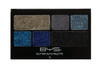BYS Glitter Glitz Gel for Eyes and Face Eye 6 Shade Makeup Palette - Azure Blue