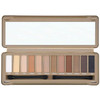 BYS 12 Shade Matte Eyeshadow Palette Tin Collection with Mirror, Double Ended Applicator and Blender, Nude and Smoke