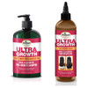 Difeel Ultra Growth Shampoo, Conditioner & Hair Oil 3-PC Set - Includes Ultra Growth Shampoo 12 oz, Conditioner 12 oz. and Hair Oil 8 oz.