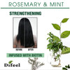 Difeel Rosemary and Mint Premium Hair Oil with Biotin 7.1 oz. (PACK OF 2) - Made with Natural Mint & Rosemary Oil for Hair Growth
