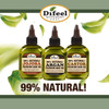 Difeel Premium 99% Natural Castor Hair Oil 7.1 ounce (2-Pack)