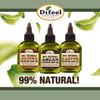 Difeel Hemp 99% Natural Hemp Hair Oil - Pro-Growth 7.78 ounce