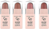 Golden Rose Nude Matte Lipstick Mix Set 4 Pieces Collection