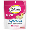 Caltrate Soft Chews 600 Plus D3 Calcium Vitamin D Supplement, Vanilla Creme - 60 Count