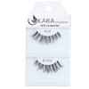 Kara Beauty 100% Human Hair False Eyelashes Demi Wispies- DW with Adhesive (PACK OF 12)