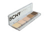 RCMA 5 Part Highlight/Contouring Palette Light, Perfect for Professional Makeup Artists, Foundation Highlight or Contour, Long-Lasting Everyday Makeup