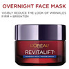 L'Oreal Paris Skincare Revitalift Triple Power Intensive Overnight Face Mask with Pro Retinol, Vitamin C and Hyaluronic Acid, to Visibly Reduce Wrinkles, Firm and Brighten Skin, 1.7 Oz