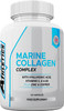 Marine Collagen 1000mg - Type 1 Hydrolysed Collagen - Enhanced with Hyaluronic Acid, Vitamin C, Vitamin E, Vitamin B2, Zinc and Copper