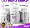 Milk Thistle 180 Capsules - 5000mg 80% Silymarin High Strength - 6 Months Supply One A Day Milk Thistle Supplements - Vegan Made in The UK Milk Thistle 180 Capsules - 5000mg 80% Silymarin High Strength - 6 Months Supply One A Day Milk Thistle Supplements - Vegan Made in The UK