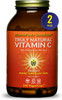 HealthForce SuperFoods Truly Natural Vitamin C - 240 VeganCaps - Pack of 2 - Whole Food Vitamin C Complex from Acerola Cherry Powder - Immune Support - Vegan & Gluten Free - 60 Total Servings