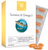 Healthspan Turmeric & Omega 3 | 30 Capsules | Added Vitamin C & Vitamin D3 | Heart, Joint & Bone Health | Sustainably Sourced