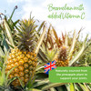 Healthspan Bromelain with Added Vitamin C | 90 Tablets | 500mg Bromelain Extract | Digestive Enzyme | Pineapple Plant | Vegan