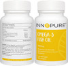 INNOPURE Omega 3 Fish Oil Capsules - 2000mg per Daily Dose Providing EPA & DHA, 180 Softgels - Made in The UK