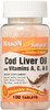 Mason Natural Cod Liver Oil with Vitamin A, C, & D Chewables (Orange Flavor) - Support Heart, Brain, Eye, Skin & Immune System*, 100 Tablets