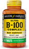 Mason Natural Ultra B-100 Complex - Healthy Heart And Nervous System, Improves Immune Function And Energy Metabolism, 60 Tablets