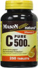 Mason Vitamins C 500 Mg Pure Ascorbic  Tablets, 60 Count