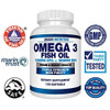 Omega 3 Fish Oil 4,080Mg - High Epa 1200Mg + Dha 900Mg - Arazo Nutrition 120 Count