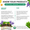 Organic Lavender Essential Oil for Diffuser (1 oz) - 100% Pure Natural Lavender Oil, Steam Distilled Lavendar Oil Perfect for DIY Soap Making, Home Cleaning Recipes, Body Oils and Lotions (30 mL)