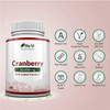 Cranberry Tablets 10,000mg - 180 Vegan Tablets with Vitamin C - High Strength Cranberry Extract