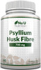 Psyllium Husk 1400mg - 240 Vegan Capsules - 700mg per Capsule - Natural Prebiotic Fibre Supplement from Plantago Ovata Seeds - Ispaghula Husk - Made in The UK