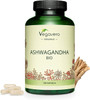 Ashwagandha Vegavero | 100% Organic | 1800mg Root Powder | with Withanolides | 180 Vegan Capsules | NO Additives