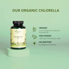 Chlorella 1000mg Vegavero® | 100% Organic | from Europe | Without Additives | 180 Vegan Tablets