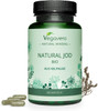 Natural Iodine Vegavero® | from Organic Scottish Sea Kelp (PureSea®) | 180 Capsules | 231 mg Seaweed Powder with 150 mcg Pure Iodine | NO Tablets = NO Additives | Vegan Supplement