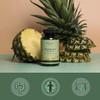 Bromelain 500mg Vegavero® | High Strength - 2400 GDU/g | NO Additives | 90 Gastro-Resistant DrCaps® | Pure Pineapple Enzyme | Vegan