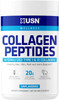 USN Supplements Collagen Peptides Grass Fed Protein Powder with 20g Collagen and 18g Protein - Keto and Paleo Friendly, Unflavored, 21.16 Oz