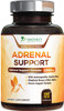 Adrenal Support Supplement - Supports Stress, Fatigue & Daily Energy with Ashwagandha Plus Natural Herbs - Non-GMO, Adrenal Fatigue Supplements for Women & Men - 120 Capsules