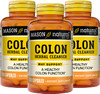 MASON NATURAL Colon Herbal Cleanser, Dietary Supplement Supports Digestive Health with Soluble Fibers, Probiotics and Herbs, 100 Count, Pack of 3