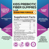 Kids Fiber Gummies - Sugar Free & 4g per Serving - Natural Prebiotic Fiber Supplement Supports Digestive Health & Supports Regularity - Delicious Berry Flavor Gummy - 60 Gummies