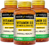 Mason Natural Vitamin D3 25 Mcg (1000 Iu) - Supports Overall Health, Strengthens Bones And Muscles, From Fish Liver Oil, 60 Softgels (Pack Of 3)