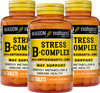 Mason Natural Stress B-Complex with Antioxidants + Zinc - Healthy Energy Metabolism, Improved Immune Health, Dual Action Formula, 60 Tablets (Pack of 3)