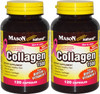 Mason Natural Collagen plus Vitamin C, 1500 mg, 120 Capsules (Pack of 2)