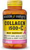 Mason Vitamins Collagen Plus Biotin & Vitamin C 1500 mg 120 Capsules per Bottle PACK of 8