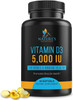 Vitamin D3 High Potency 5000 IU - 125 mcg Immune Support - Bone & Muscle Function Support - Gluten Free Daily Vitamin D Supplements - 60 Mini softgels