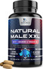 Natural Male Xxl Booster For Men - Maximum Strength, Energy, Size & Endurance, L Arginine, Tongkat Ali, Maca Root & T-Terrestris - Mens Supplement For Stamina & Muscle Support - 60 Tablets