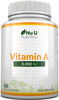 Vitamin A 8000 IU - High Strength Vitamin A Supplement, 400 Softgels 13 Month Supply - Supports The Maintenance of Normal Skin & Vision, Easy to Swallow
