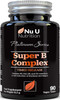 Vitamin B Complex - 8 High Strength B Vitamins & Vitamin C - Vitamins B1, B2, B3, B5, B6, B8, B9 & B12, 90 Timed Release Tablets, 3 Month Supply, Vegan & Vegetarian VIT B Complex