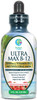 ULTRA MAX B12 | Max Potency 5000mcg Vitamin B12 Sublingual Liquid Drops | Methyl B12 (Methylcobalamin) | Max 98% Absorption Rate | Increase Energy & Metabolism*| Vegan, Non-GMO, Strawberry flavor -4oz